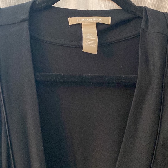 Banana Republic Black Wrap Dress Size Small - Picture 2 of 2